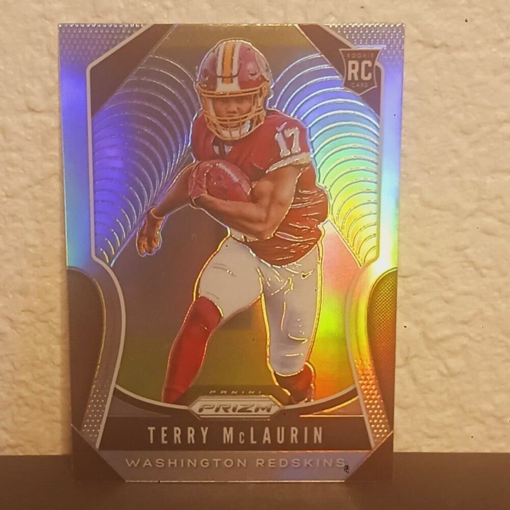 2019 PANINI PRIZM TERRY MCLAURIN SILVER PRIZM ROOKIE CARD #353